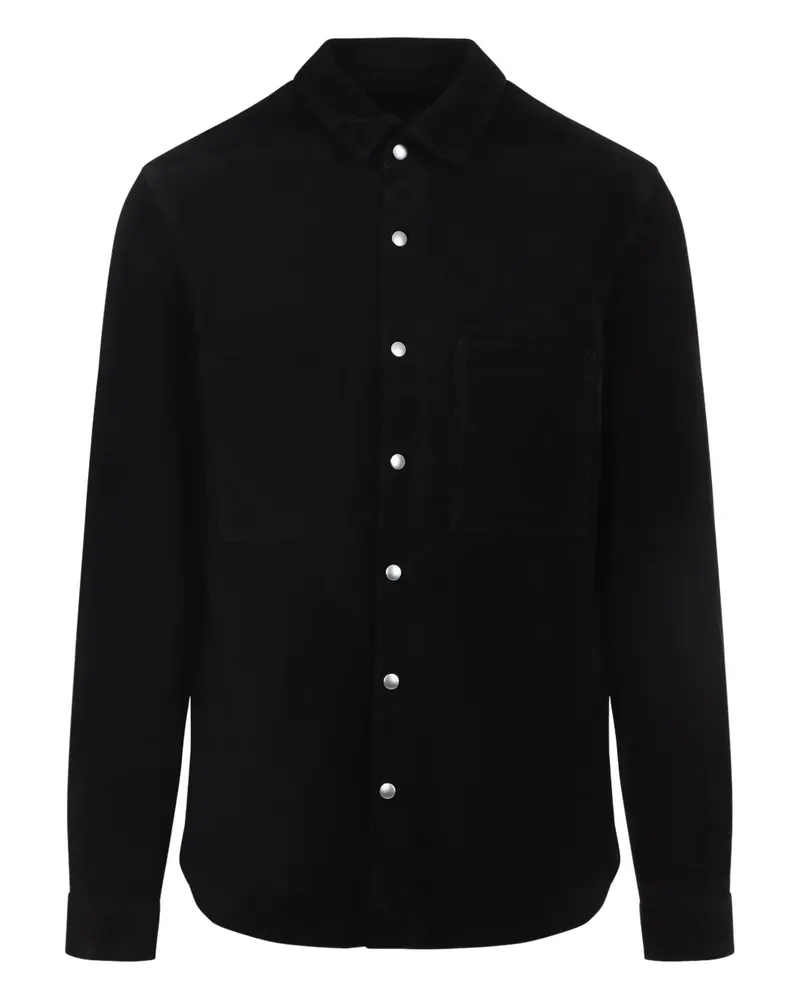 Rick Owens Klassisches Hemd - Schwarz Schwarz