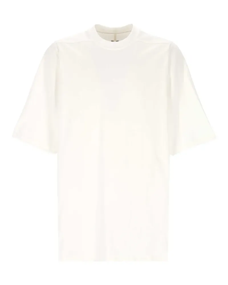 Rick Owens seam-detail short-sleeve t-shirt - Weiß Weiß