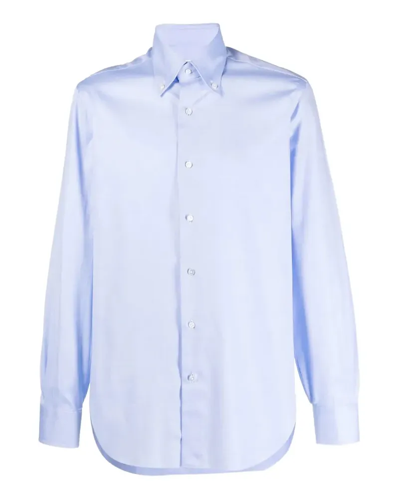 BARBA button-down long-sleeve shirt - Blau Blau