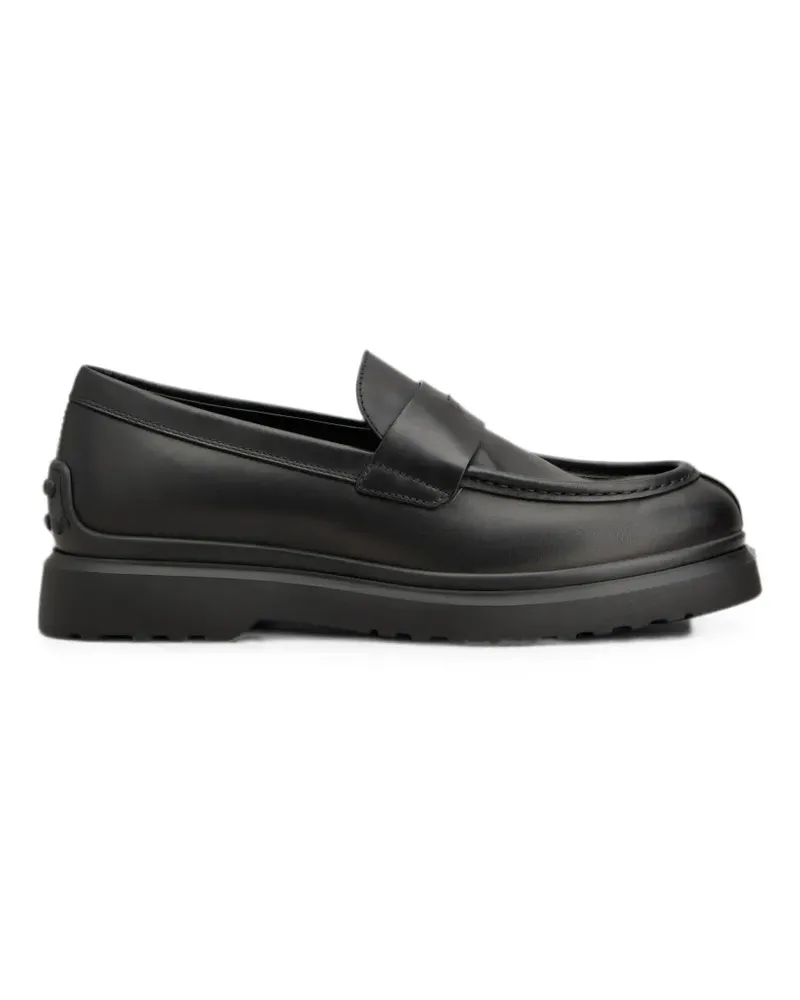 TOD'S Gommino Loafer mit dicker Sohle - Schwarz Schwarz