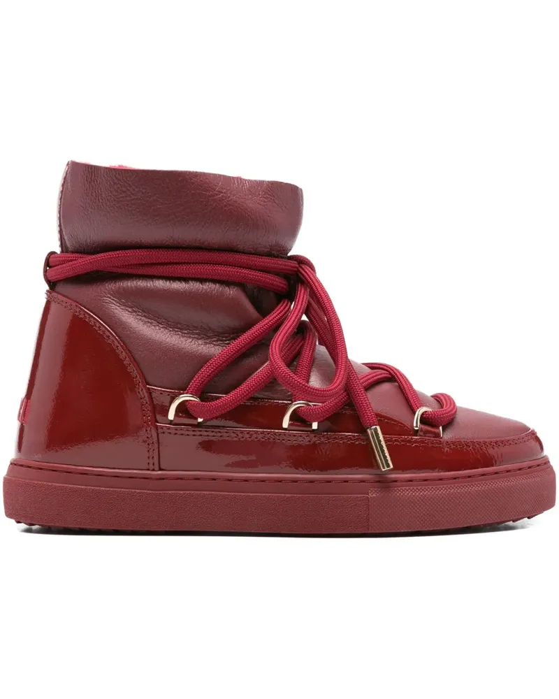 INUIKII Schnürstiefel aus Leder - Rot Rot