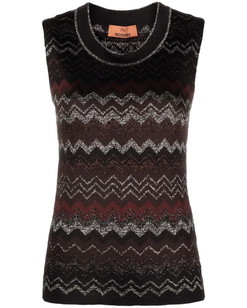Missoni Top mit metallischen Nähten - Schwarz Schwarz