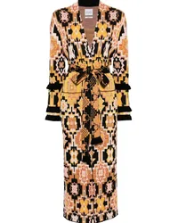 Hayley Menzies Duster aus Magic Mosaic-Jacquard Gelb