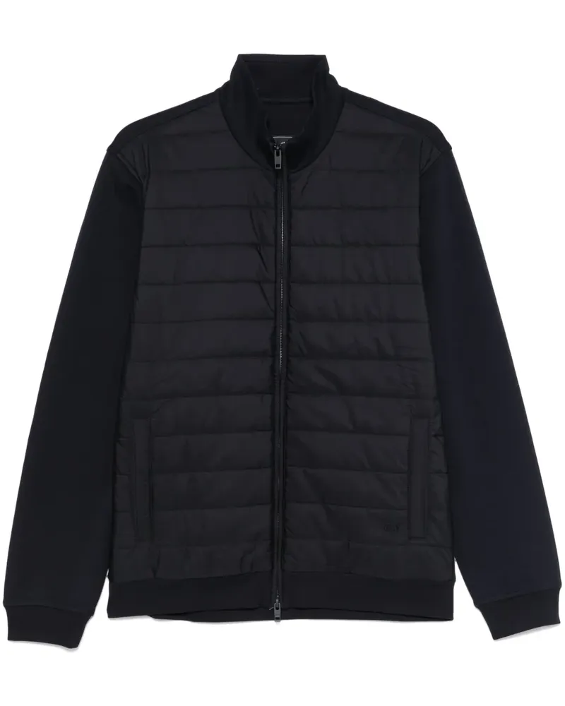 Fay Jacke mit Kontrasteinsätzen - Blau Blau