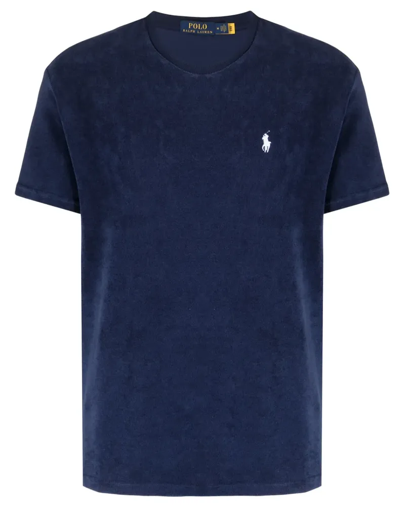 Ralph Lauren T-Shirt mit Logo-Stickerei - Blau Blau