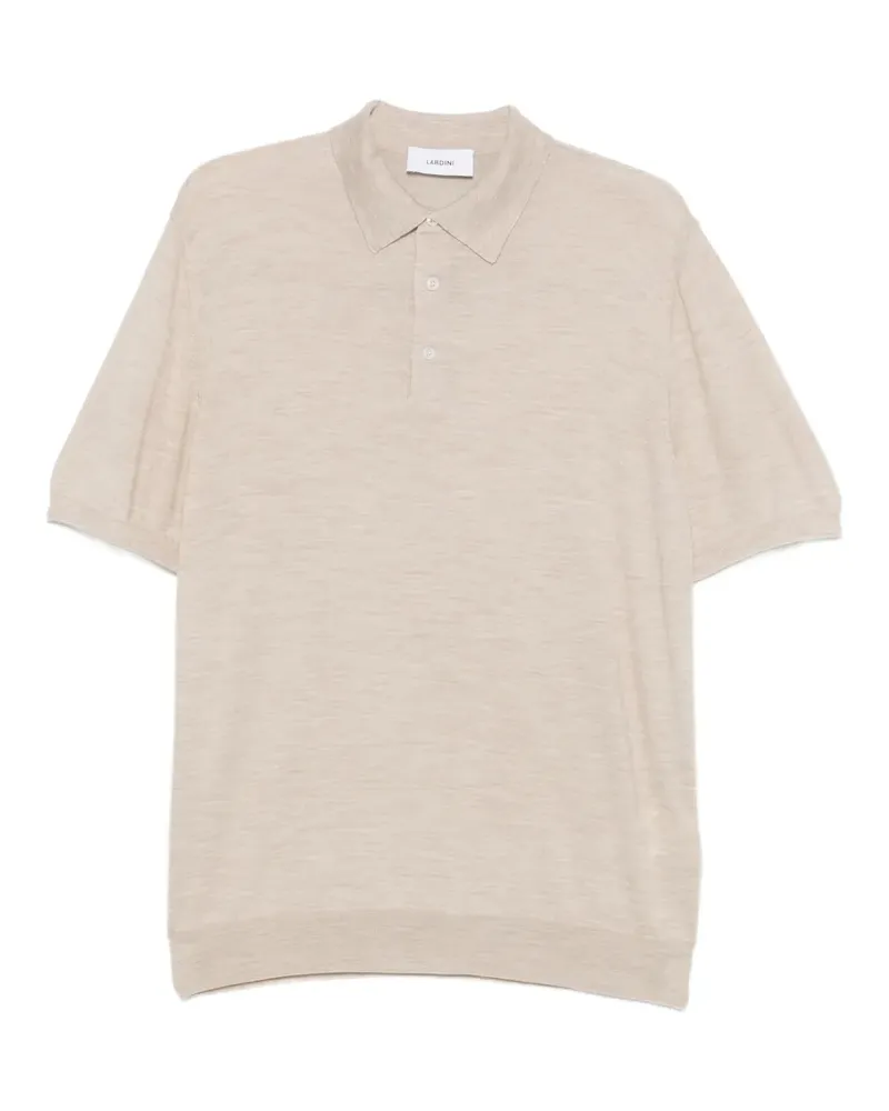 LARDINI short-sleeve polo shirt - Nude Nude