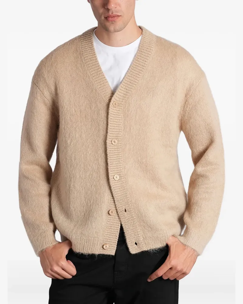 Kitsuné Cardigan mit Knopfverschluss - Nude Nude