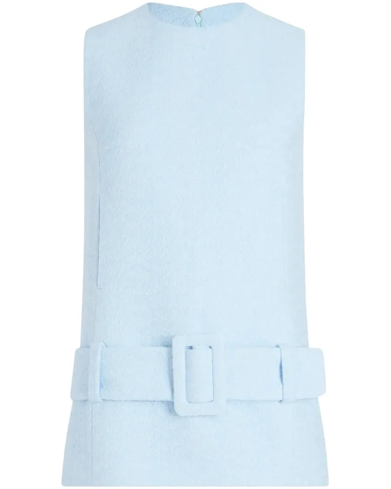 Patou Minikleid mit Gürtel - Blau Blau