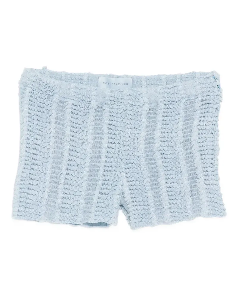 Roberta Einer Gestrickte Shorts - Blau Blau