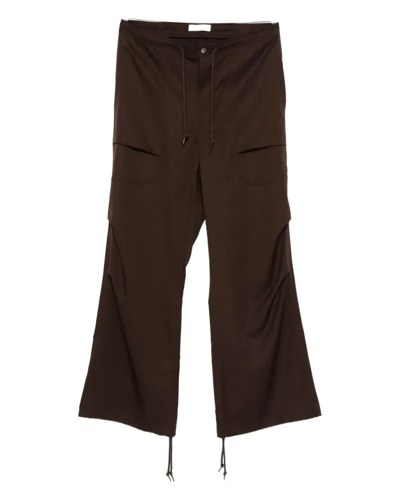 Entire Studios drawstring cargo trousers - Braun Braun
