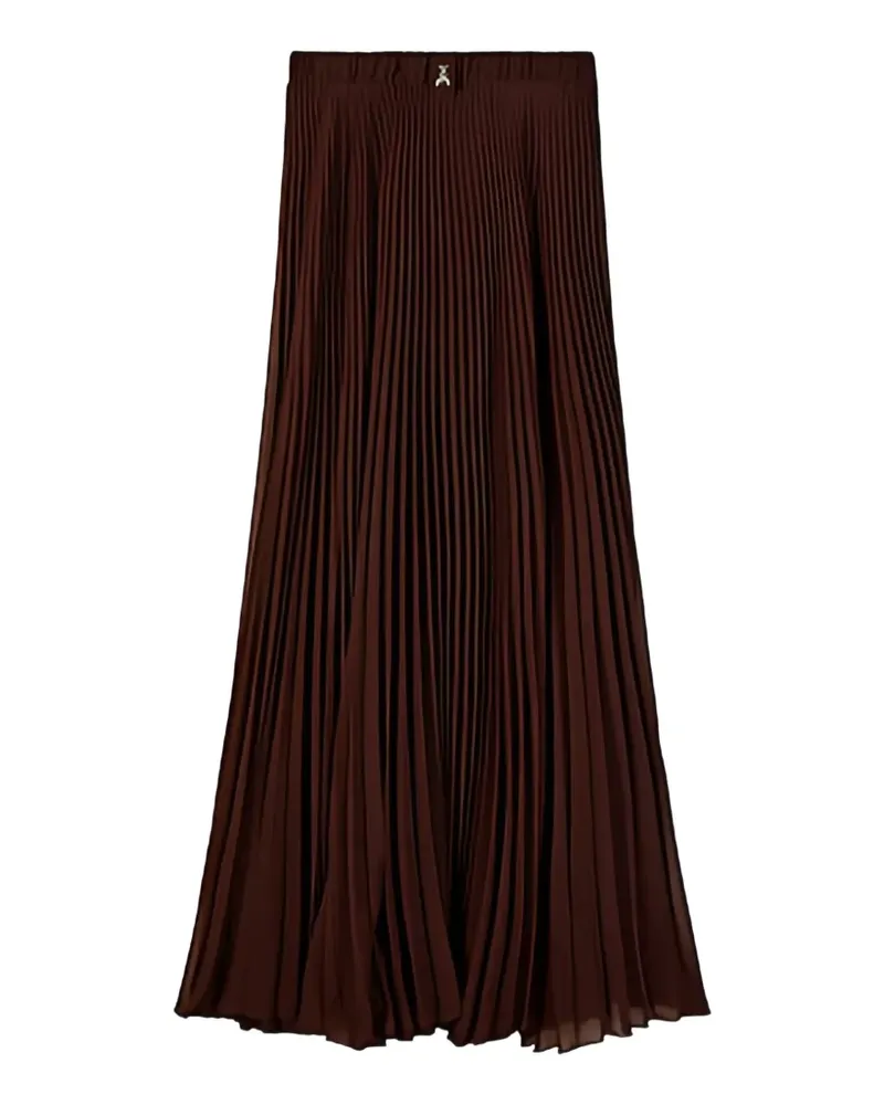 Patrizia Pepe flared pleated maxi skirt - Rot Rot