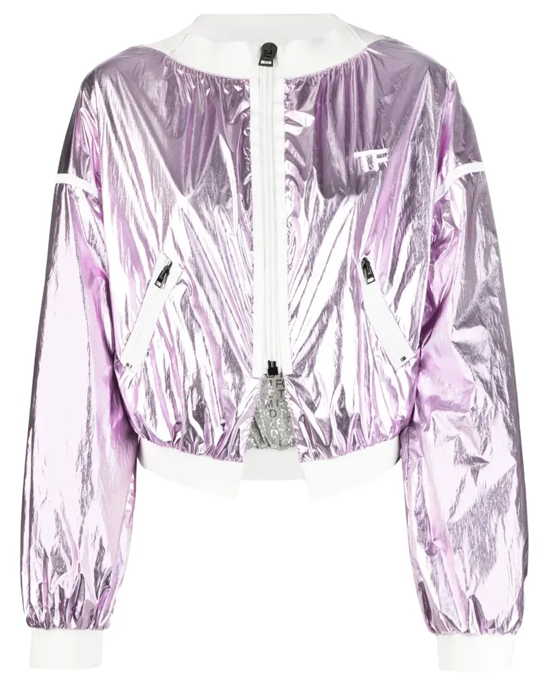 Tom Ford Bomberjacke mit Reißverschluss - Rosa Rosa