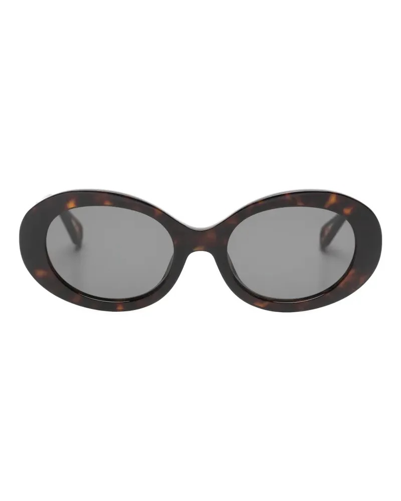 Zadig & Voltaire Runde Sonnenbrille in Schildpattoptik - Braun Braun