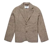 Neddick Blazer mit Prince of Wales-Karo - Braun