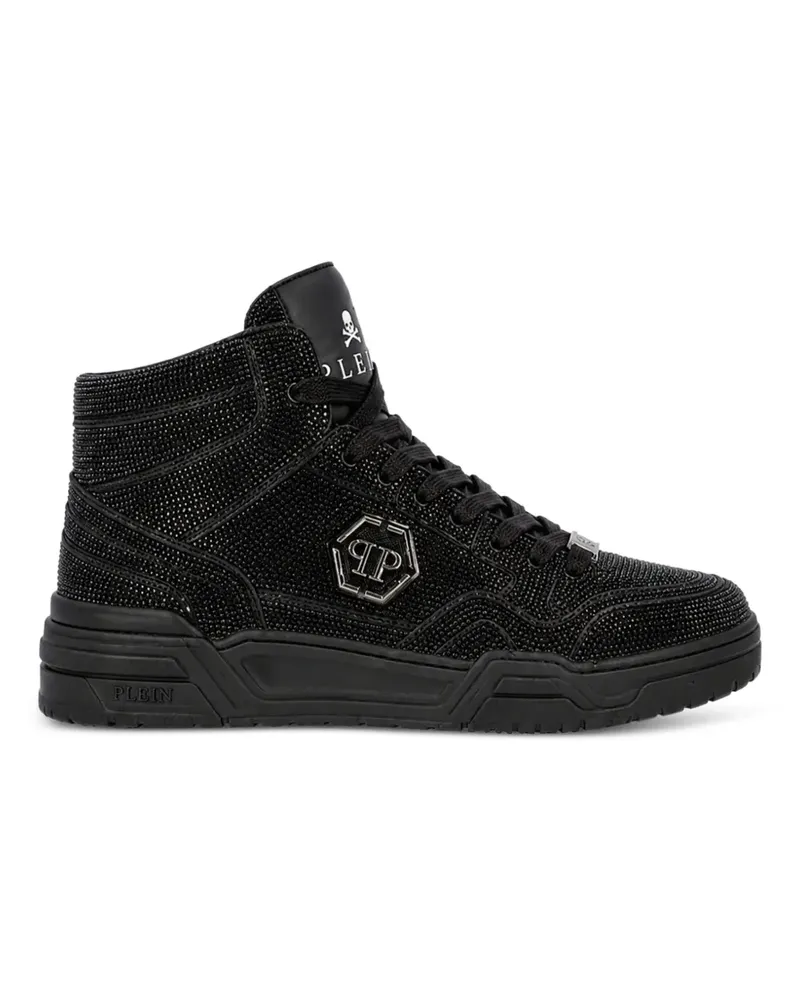 Philipp Plein mid-top Predator V2 Strass sneakers - Schwarz Schwarz