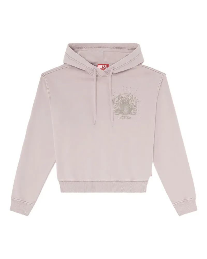 Diesel Hoodie mit Strass - Violett Violett