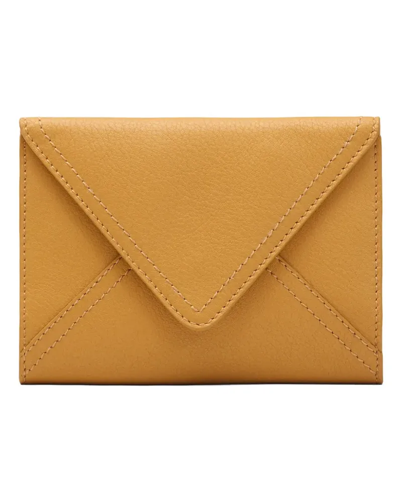 AMI Paris Pass-Etui aus Leder - Gelb Gelb