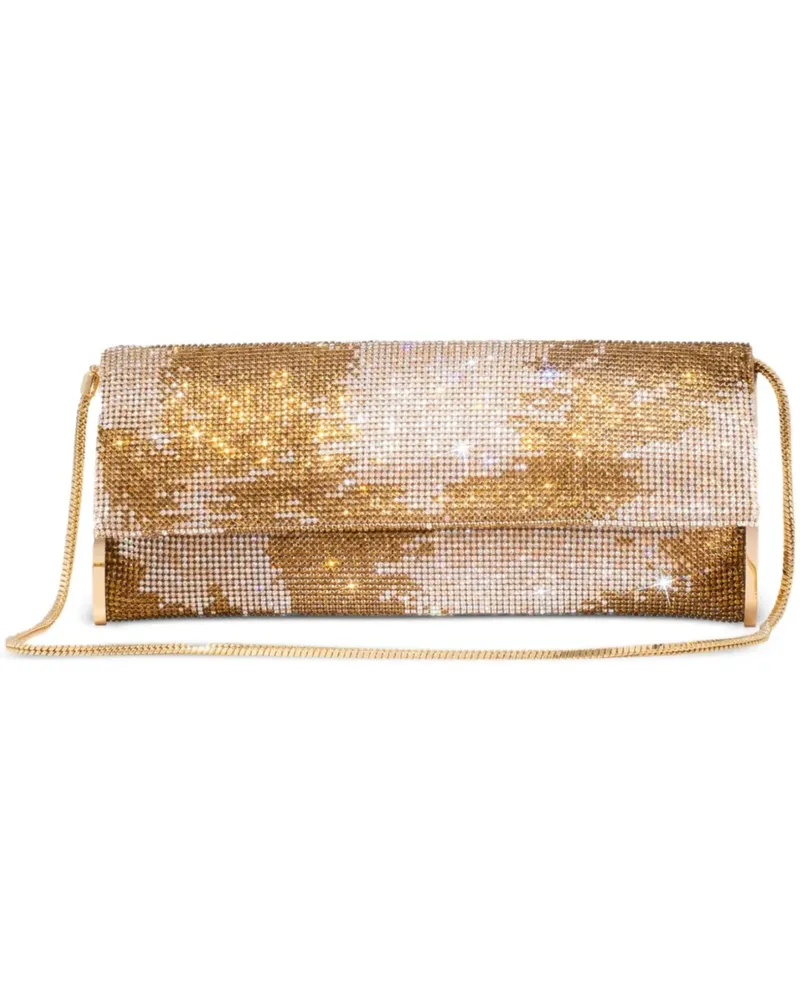 Benedetta Bruzziches Kleine Kate Clutch mit Kristallen - Nude Nude