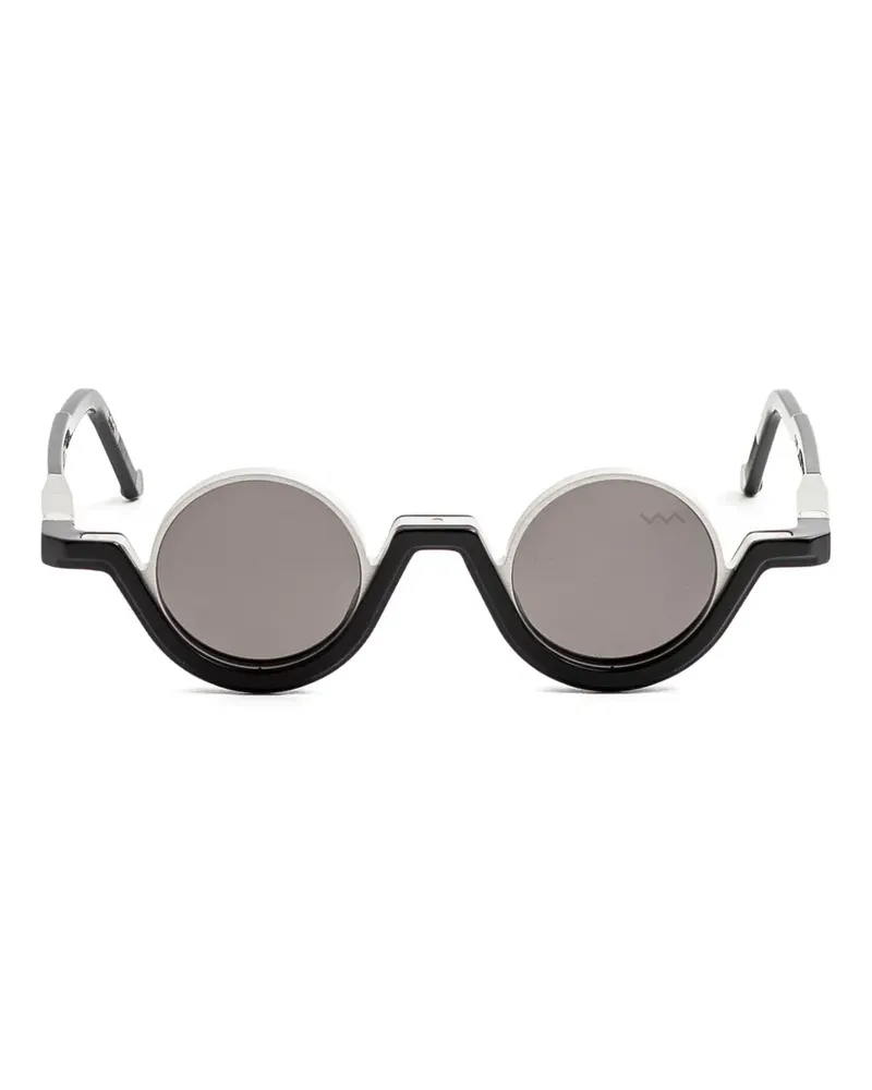 VAVA EYEWEAR Runde CL0024 Sonnenbrille - Schwarz Schwarz