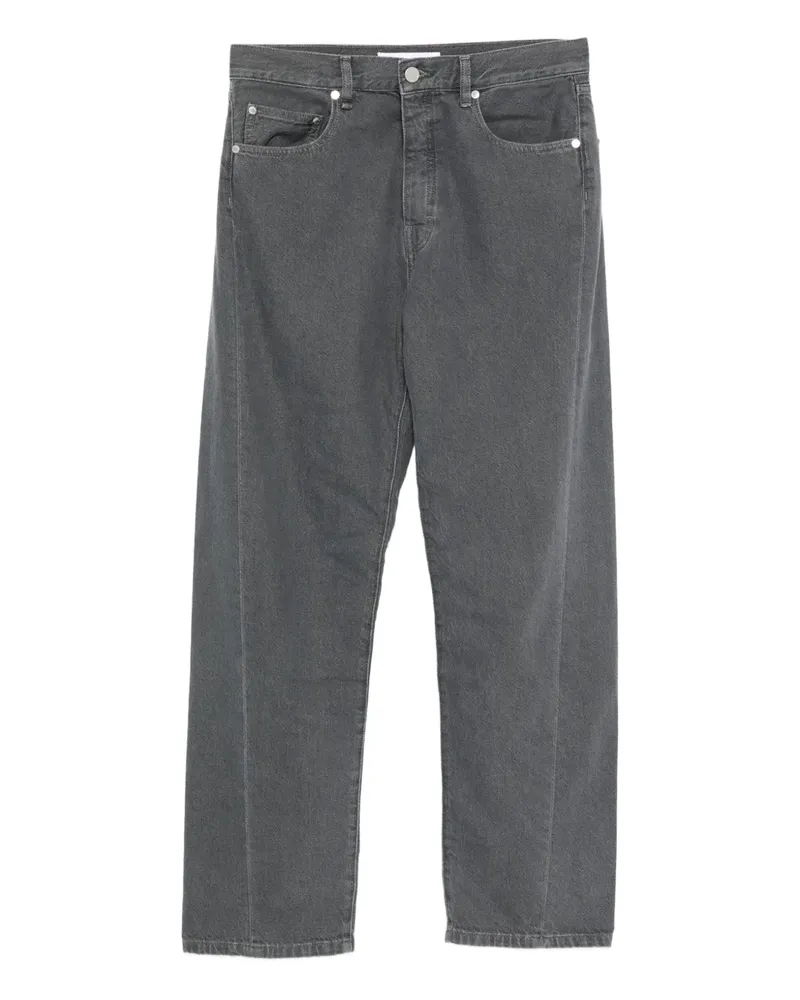 Études Studio Jeans mit Logo-Patch - Grau Grau