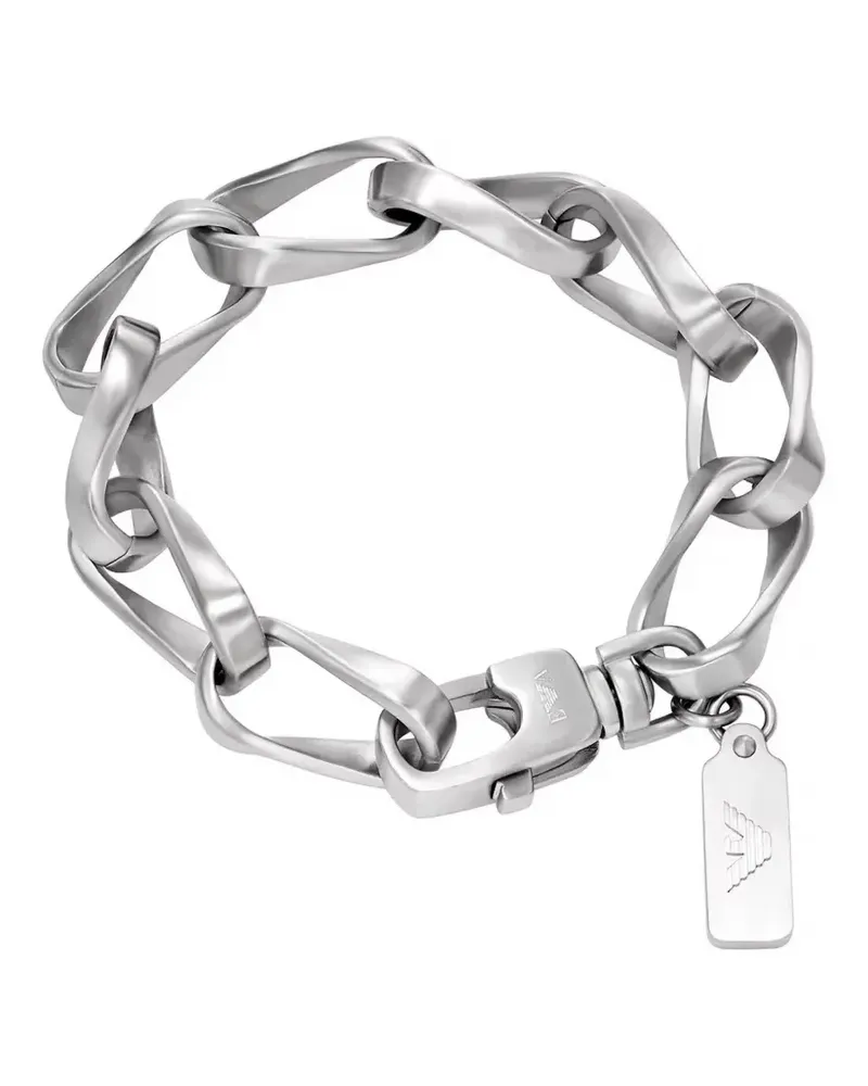 Emporio Armani Armband aus Edelstahl - Silber Silber