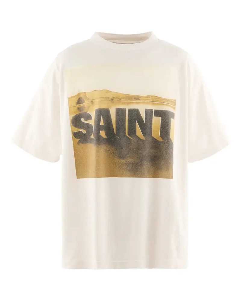 SAINT MXXXXXX x Kosuke Kawamura T-Shirt mit grafischem Print - Nude Nude