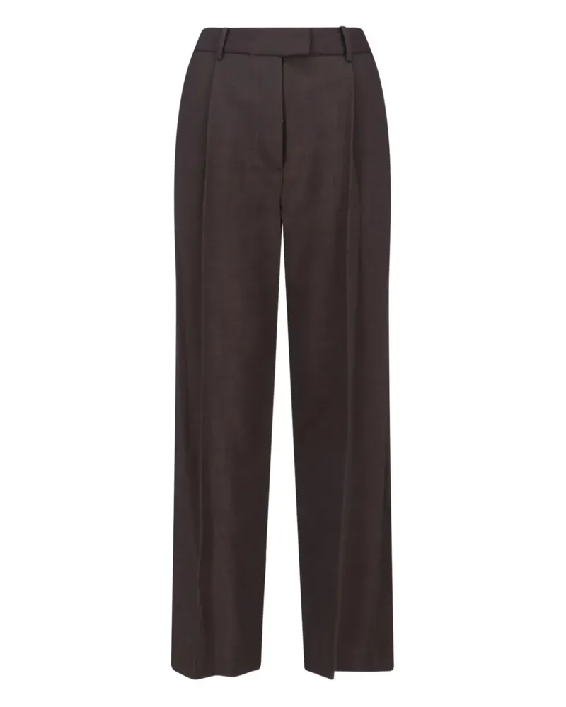 LOW CLASSIC pleated trousers - Braun Braun
