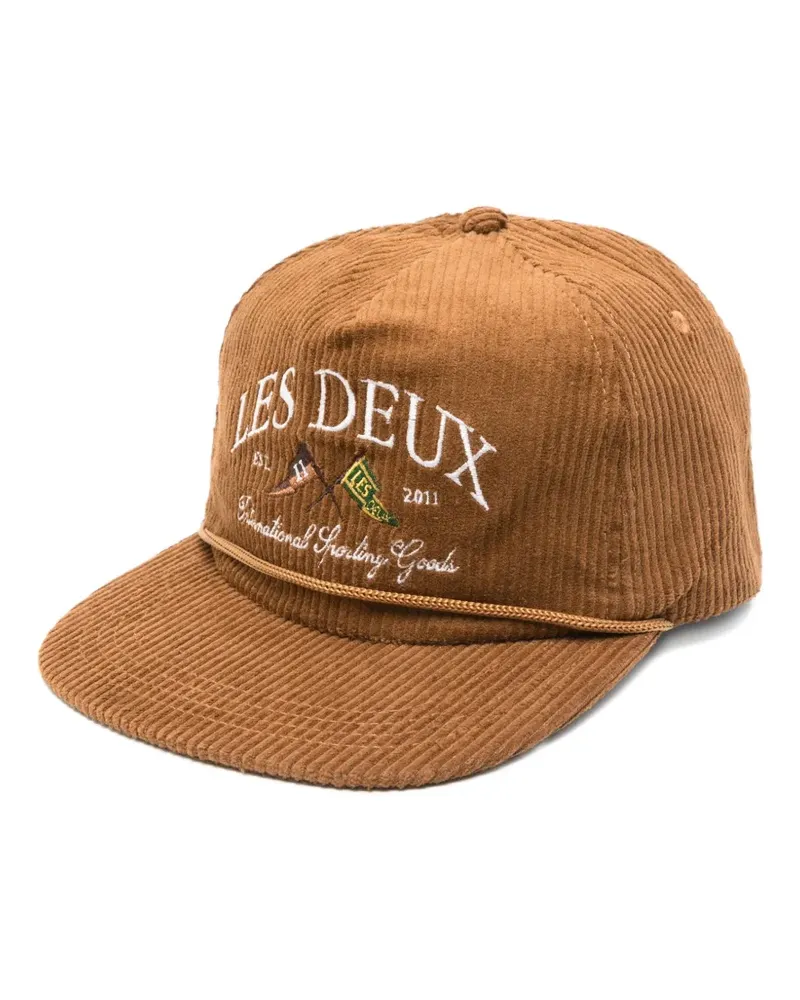 LES DEUX Baseballkappe aus Cord - Braun Braun