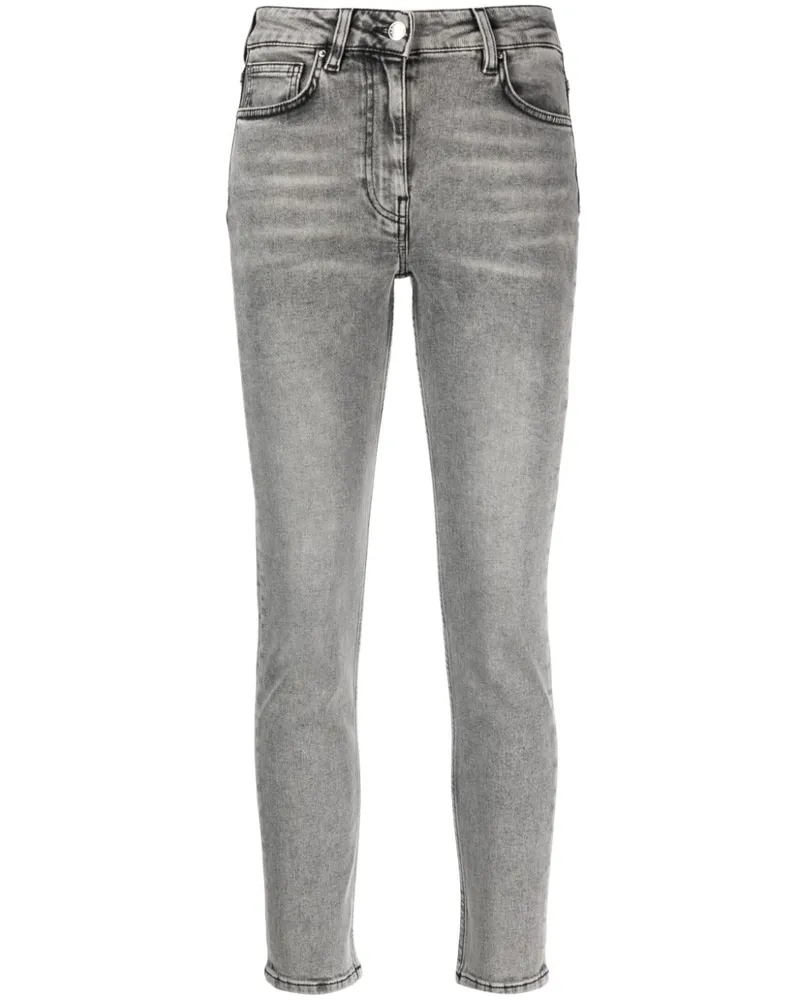 IRO Skinny-Jeans mit Stone-Wash-Effekt Grau