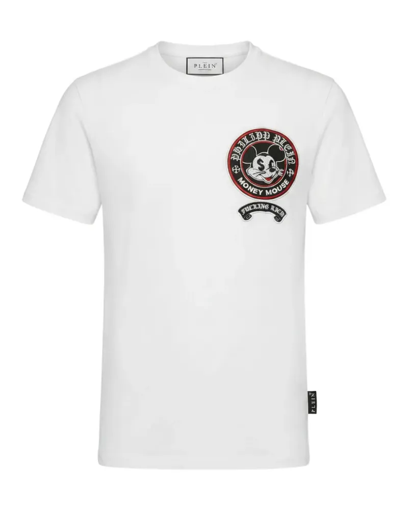 Philipp Plein jersey T-shirt Plein Mouse Money - Weiß Weiß