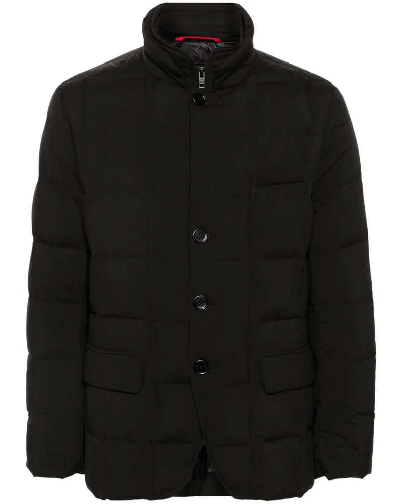 Fay Jacke mit doppelter Front - Schwarz Schwarz
