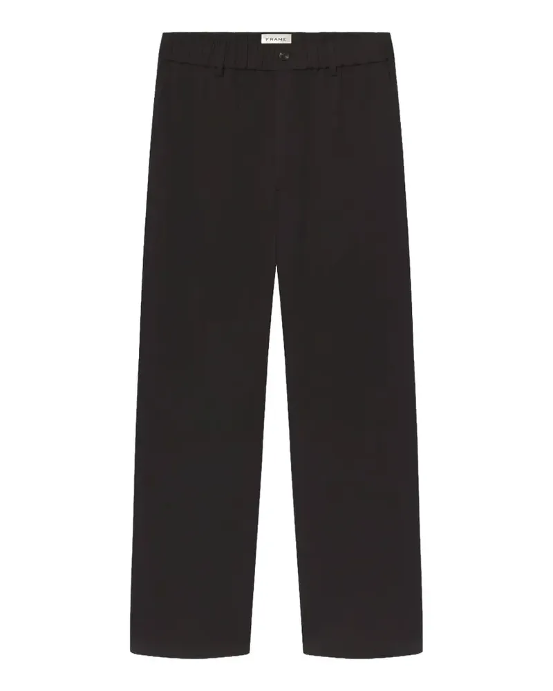 Frame Denim relaxed cotton trousers - Schwarz Schwarz