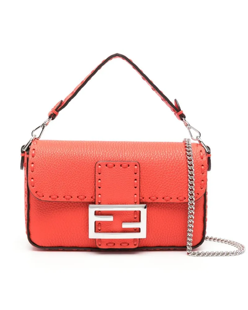 Fendi Baguette Mini-Tasche - Rot Rot