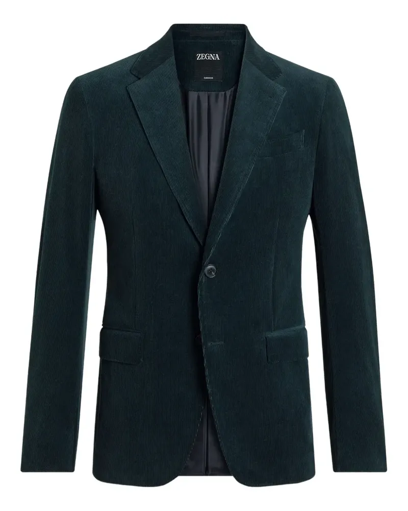 Ermenegildo Zegna Cashco corduroy blazer - Grün Grün