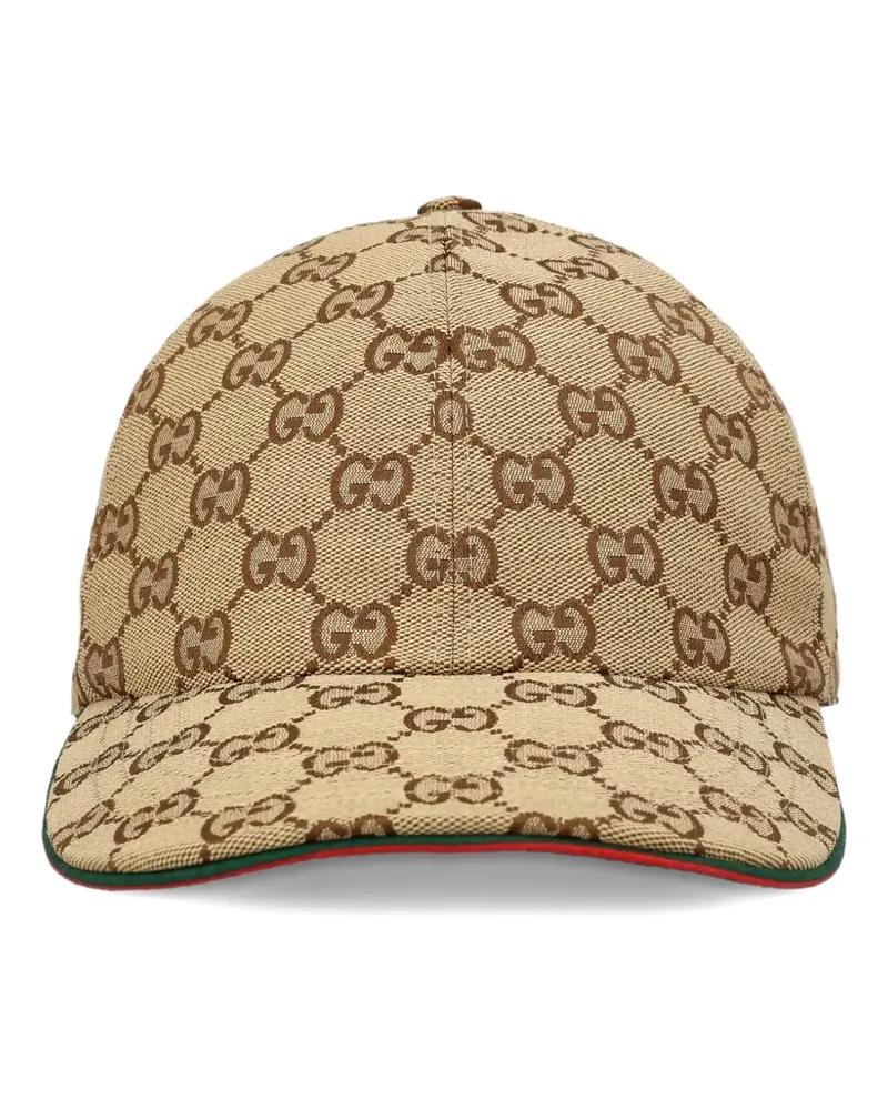 Gucci Baseballkappe mit GG - Nude Nude