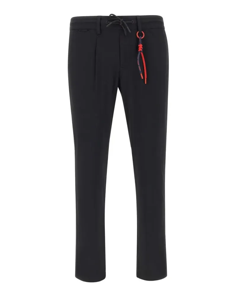 People of Shibuya Ochi drawstring-waist trousers - Schwarz Schwarz