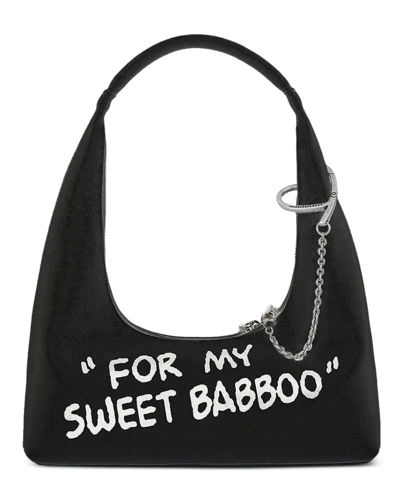 Marge Sherwood x Peanuts Schultertasche mit Print - Schwarz Schwarz