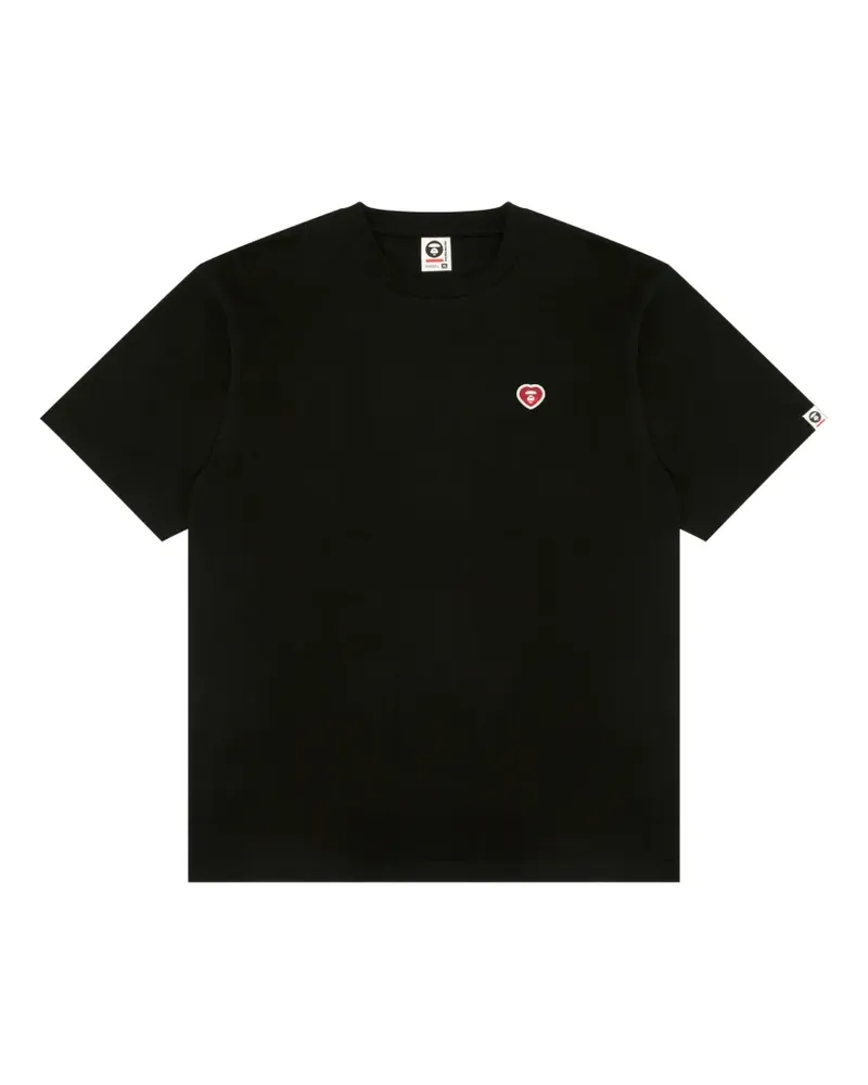 BAPE T-Shirt mit Applikation - Schwarz Schwarz