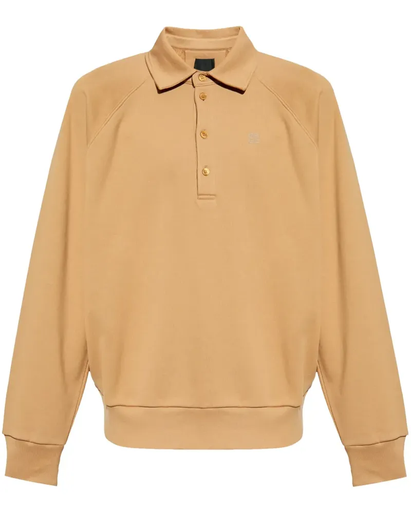 Givenchy Poloshirt mit Logo-Stickerei - Nude Nude