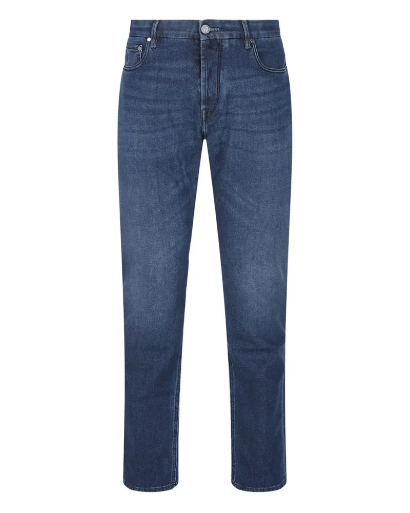 Hand Picked Ravello patch pocket trousers - Blau Blau