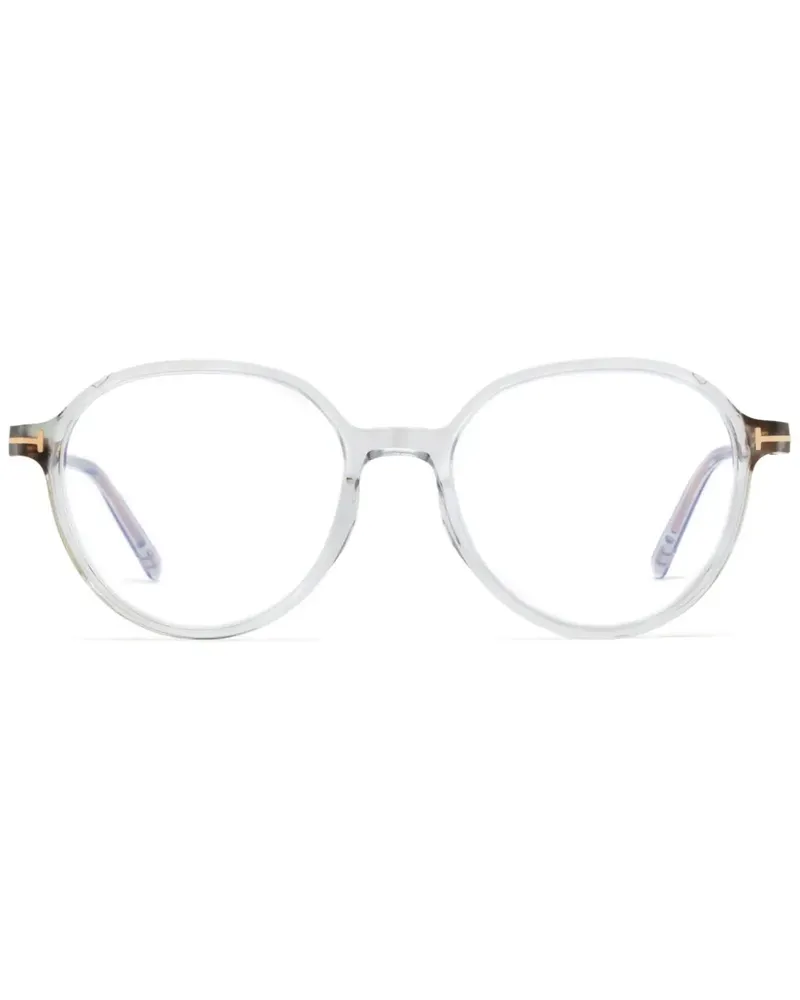 Tom Ford Brille mit rundem Gestell - Grau Grau