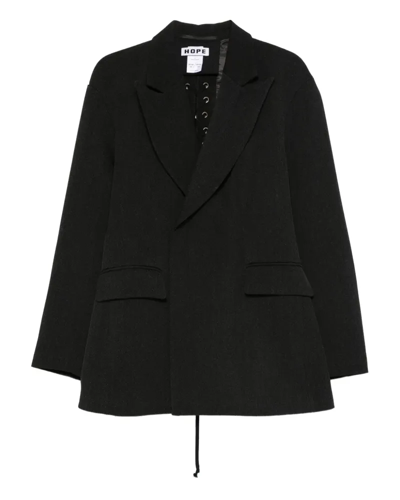 Hope Sakko mit Corsage - Grau Grau