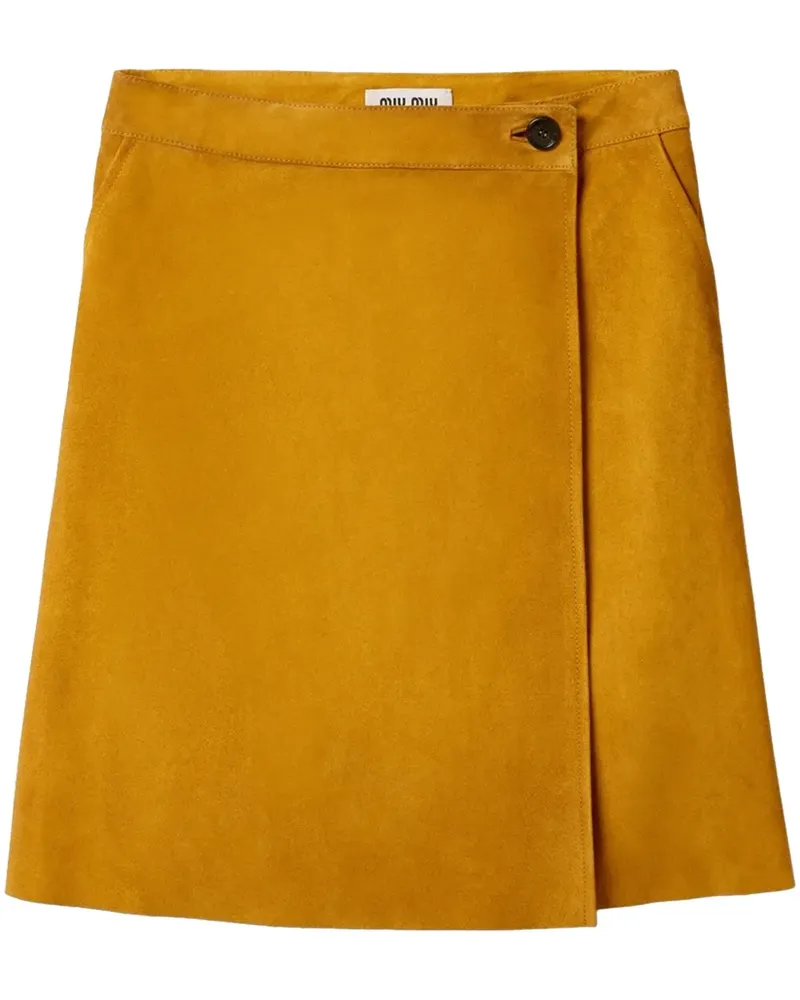 Miu Miu Midirock aus Wildleder - Braun Braun