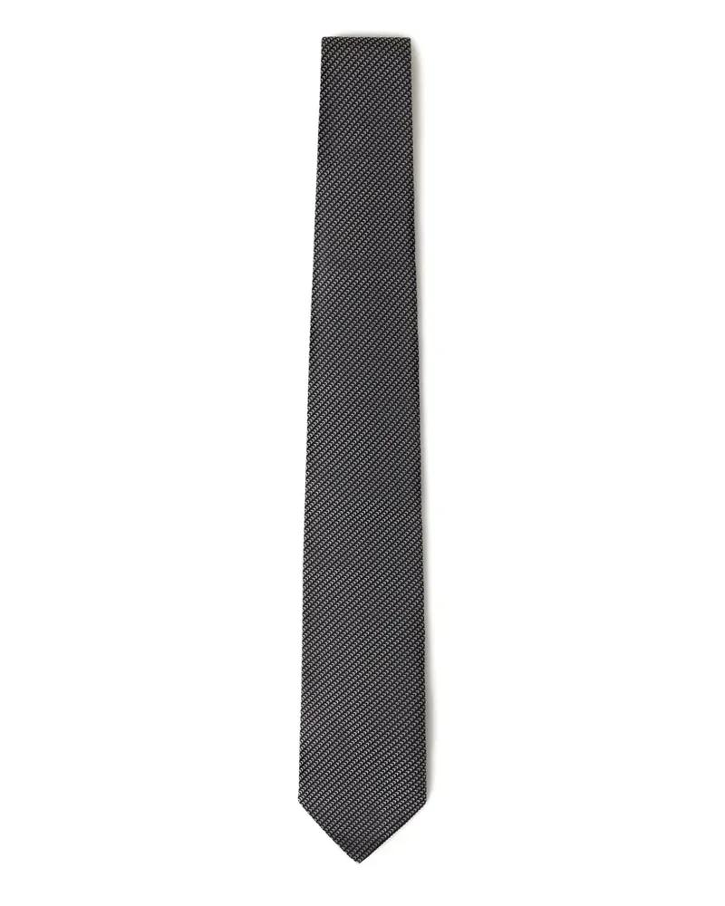 Lanvin Krawatte aus Seide - Schwarz Schwarz