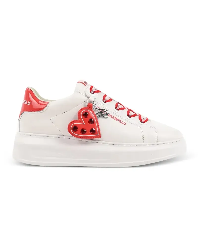 Karl Lagerfeld Sneakers mit Logo-Print - Weiß Weiß