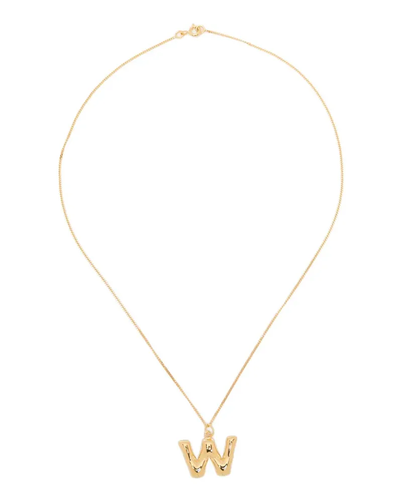 Completedworks W-pendant necklaces - Gold Gold
