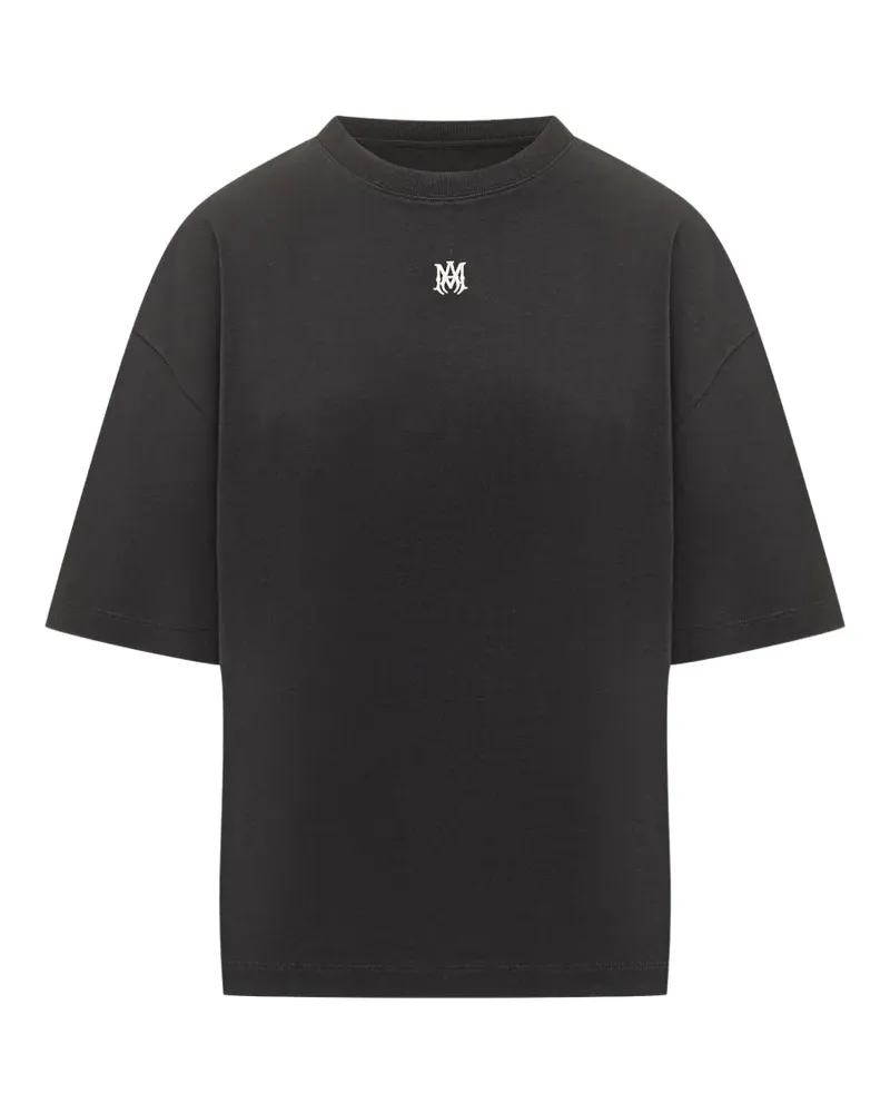 Amiri logo-embroidered T-shirt - Schwarz Schwarz