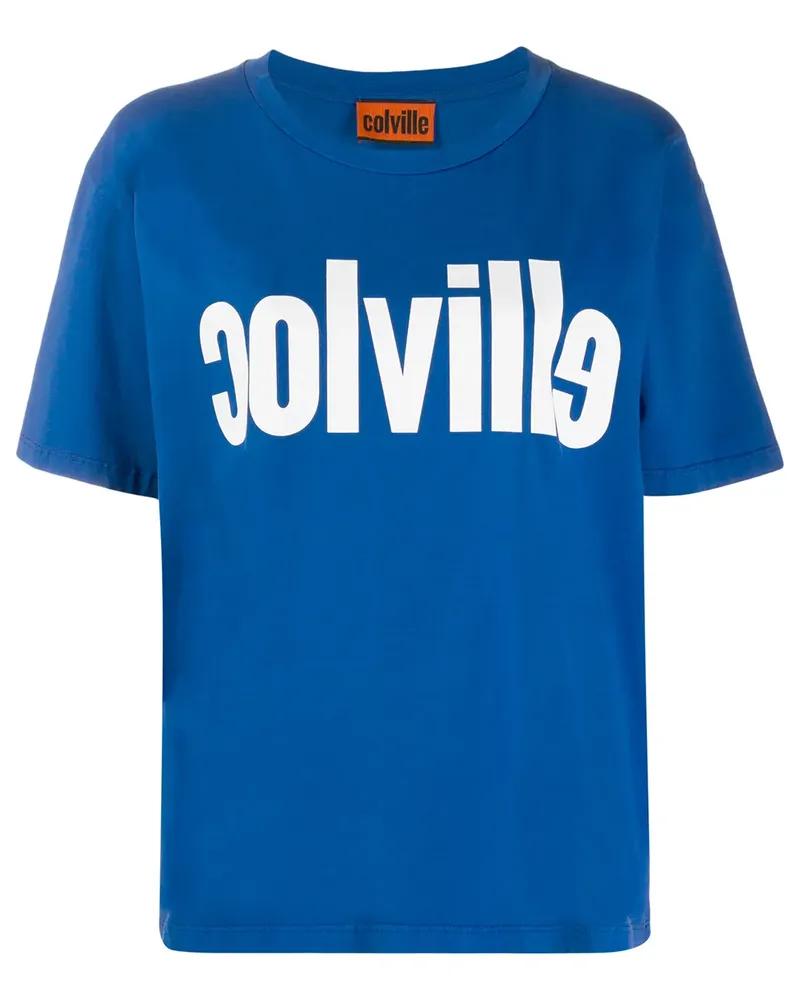 Colville T-Shirt mit Logo-Print - Blau Blau