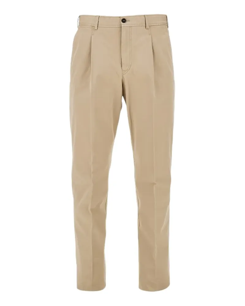 PT TORINO Hose mit Bundfalten - Nude Nude