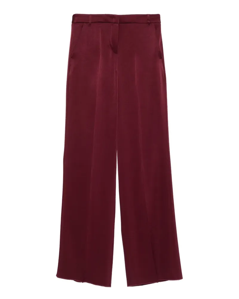 MARELLA Wide-Leg-Hose mit Bundfalten - Rot Rot